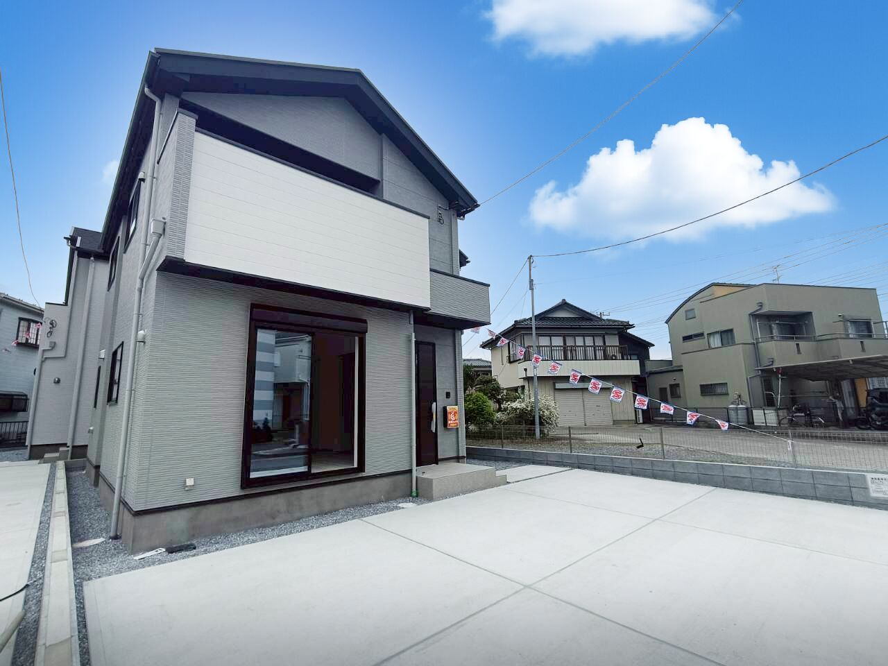 北葛飾郡松伏町　大字松伏　新築戸建　全3棟の外観|外観です