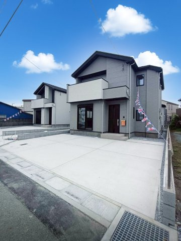 北葛飾郡松伏町　大字松伏　新築戸建　全3棟の前面道路含む現地写真|前面道路含む現地写真です