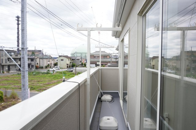 草加市瀬崎5丁目 新築分譲住宅 全10棟 3号棟のバルコニー