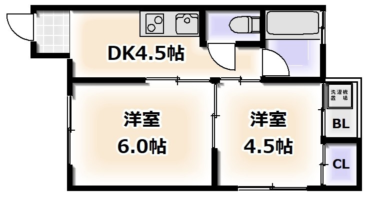グリーンハイム公園南矢田の間取り