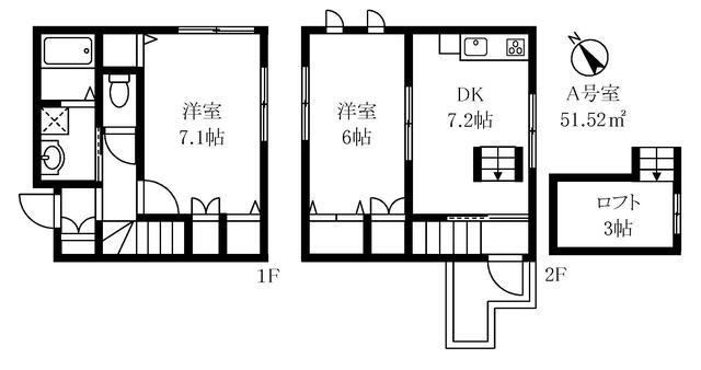 【間取り】 | コーポ大岡山Ⅴ |  