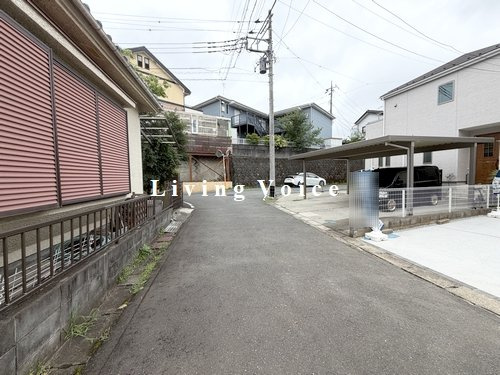 【仲介手数料０円】相模原市中央区上溝　新築一戸建ての前面道路含む現地写真|相模原市中央区上溝　新築一戸建て