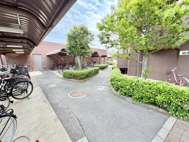 サンシティ羽倉崎の駐輪場|駐輪場