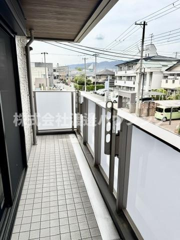 AZURE天道町のバルコニー