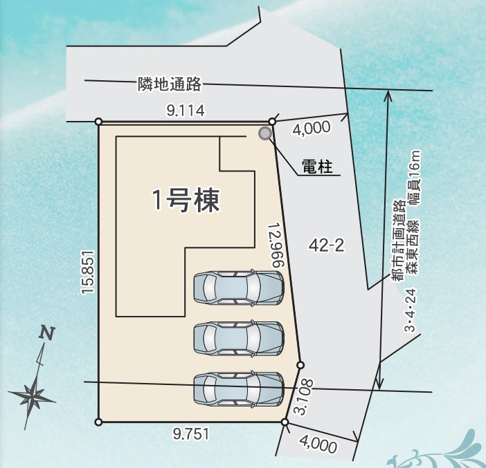 【新築戸建】藤岡森1期の区画図|■区画図