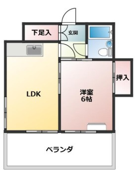 【間取り】 | サンコーポ早川