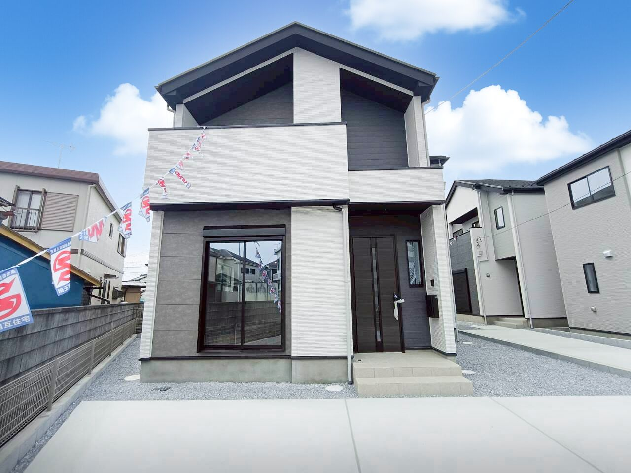 北葛飾郡松伏町　大字松伏　新築戸建　全3棟の外観|外観です