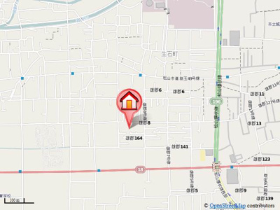 【地図】 | フレグランス関谷　A棟