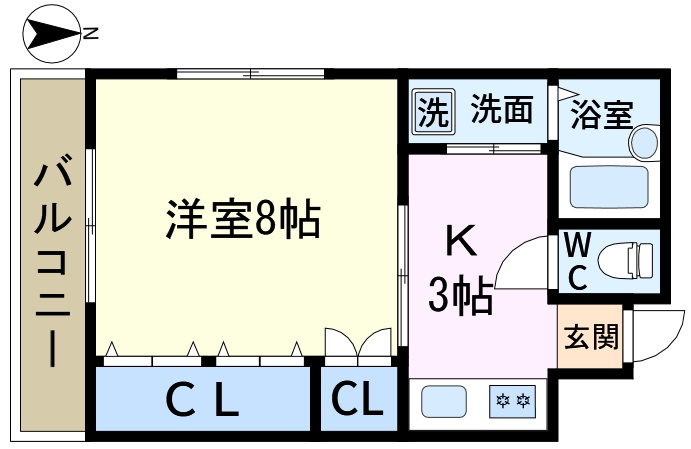 ハイツマコトCの間取り
