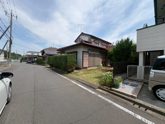 川越市かすみ野2丁目　建築条件なし売地　JR川越線『笠幡駅』徒歩18分　【霞ヶ関南小学区】の前面道路含む現地写真