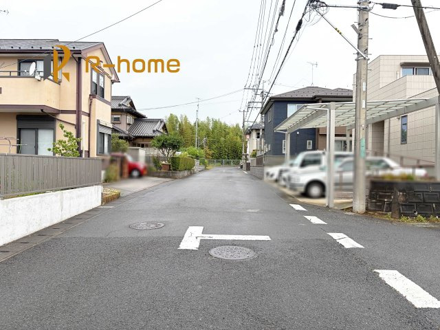 我孫子市南新木1丁目1期　新築戸建て　1号棟の前面道路含む現地写真|堂々！建物完成♪実際のお部屋をご見学可能です♪
ご見学が一番の資料！お気軽にお問い合わせ下さい♪