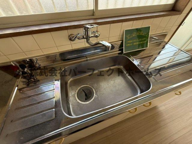 河合ハイツ池之宮のキッチン|使いやすいキッチンです
