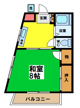 第三通南ビルの間取り