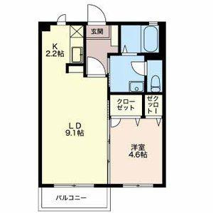 アーバンスクエアKの間取り