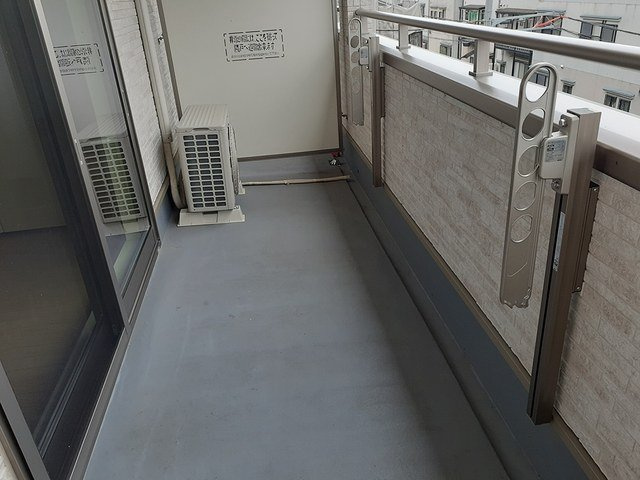 リバーファームのバルコニー