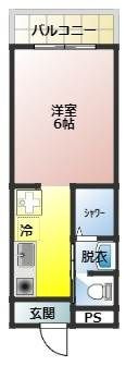 ウォンザハイムＡ棟の間取り|間取りです。