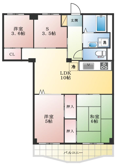 【間取り】 | 大森ハイツ