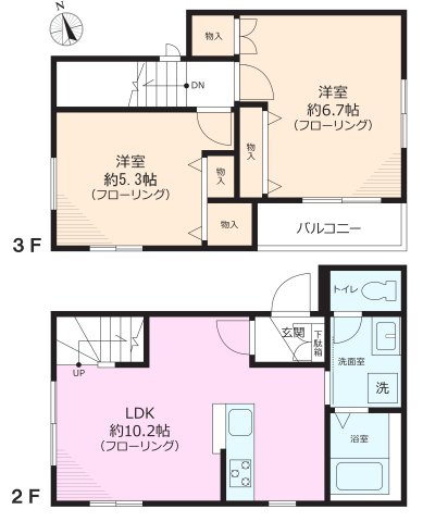 駒込6丁目ヘーベルハウスの間取り