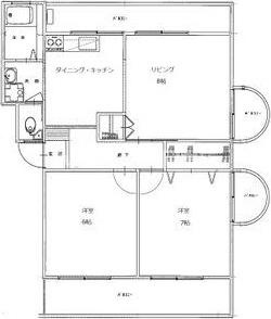 芦屋東山プリンスの間取り