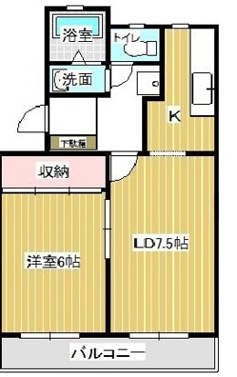 サンシャトレ神ノ輪の間取り