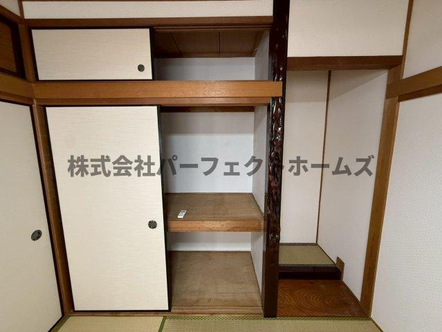 禁野本町1丁目戸建　賃貸の収納|十分な収納スペースがあります