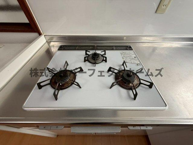 禁野本町1丁目戸建　賃貸のキッチン|コンパクトなキッチンで掃除もラクラク