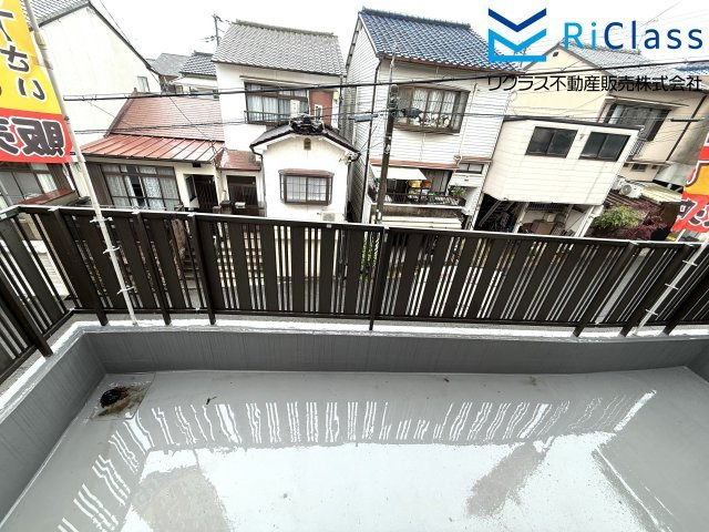 中古戸建　神戸市兵庫区清水町1のバルコニー|陽当たり良好なバルコニーです