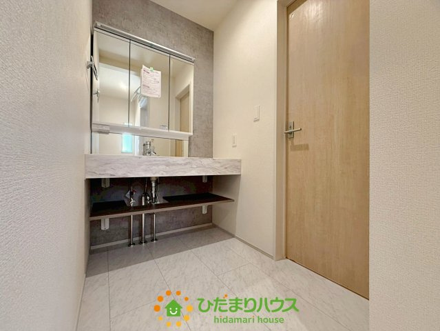 久喜市本町2丁目2期　新築一戸建て　03の独立洗面台