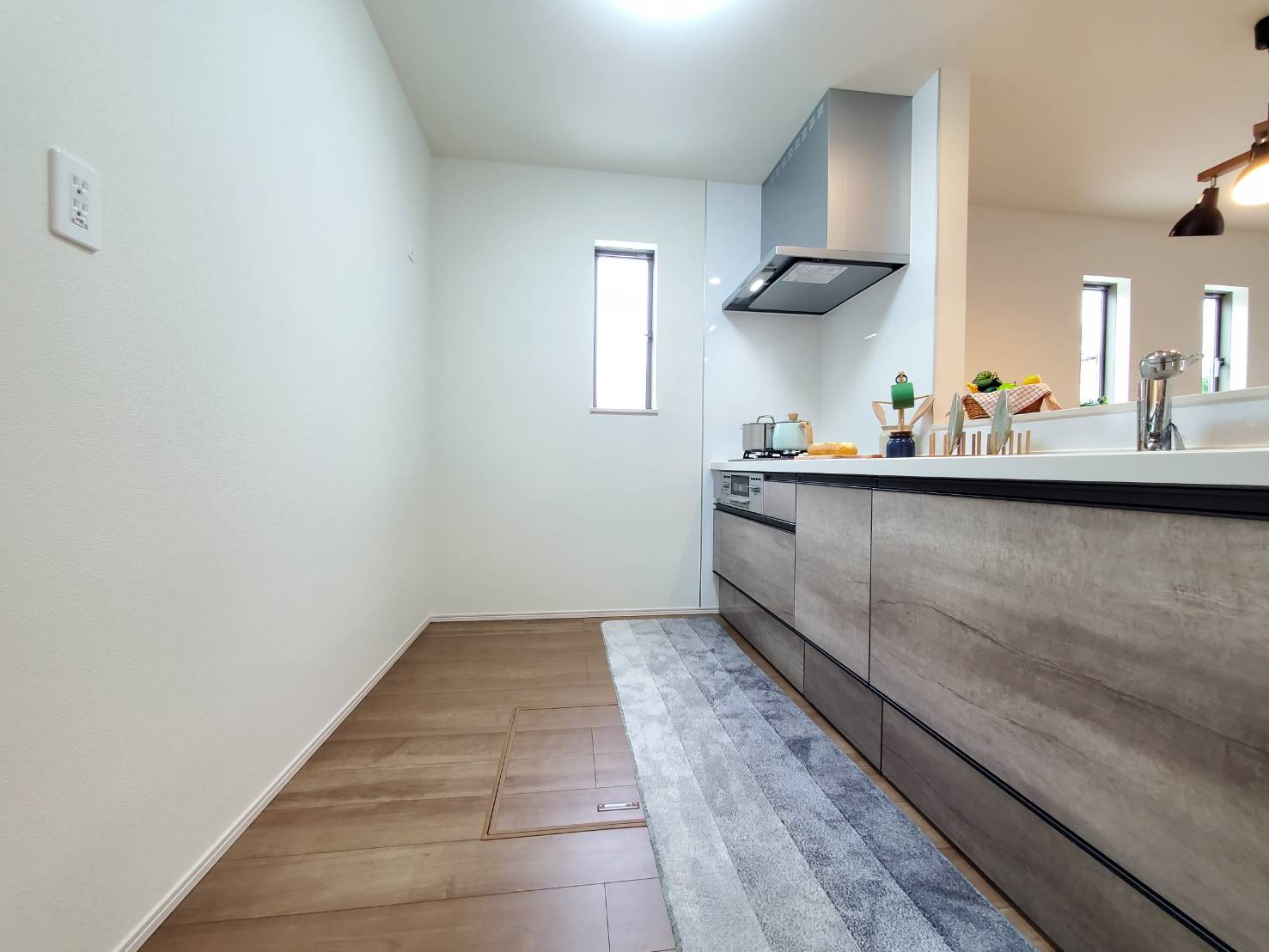 三郷市　戸ケ崎　新築戸建　全2棟のキッチン|使いやすいキッチンです