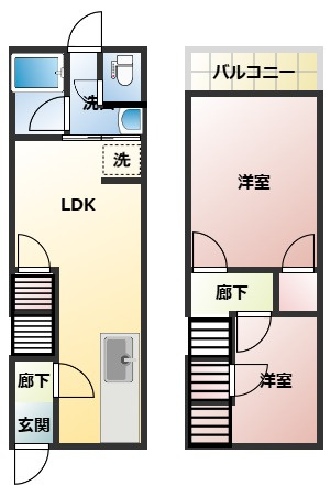 【間取り】 | 堺市西区浜寺石津町東4-6-3