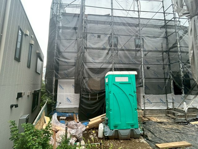 上野毛駅徒歩3分　新築戸建の外観|2026.07.12撮影