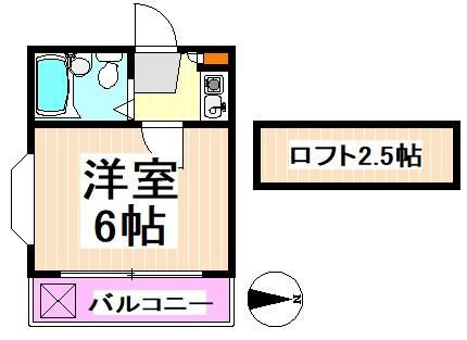 レオパレスダイヤの間取り