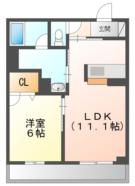 フルールブランの間取り