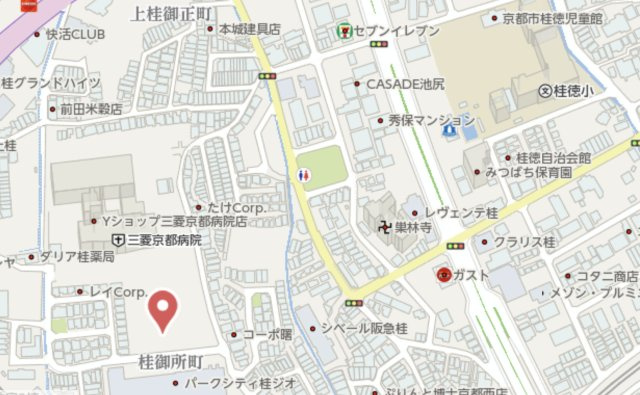 プレディア京都桂御所　4階の地図