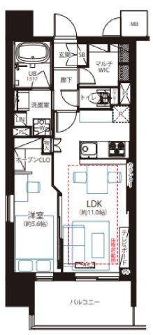 ルジェンテ南大塚の間取り