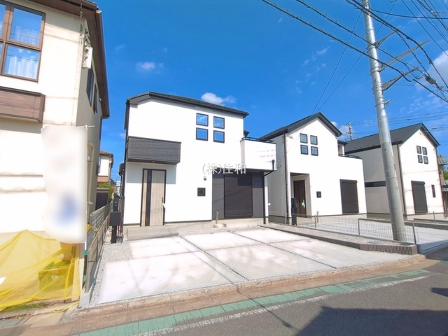 【新築分譲住宅】富士見市上沢11期の前面道路含む現地写真