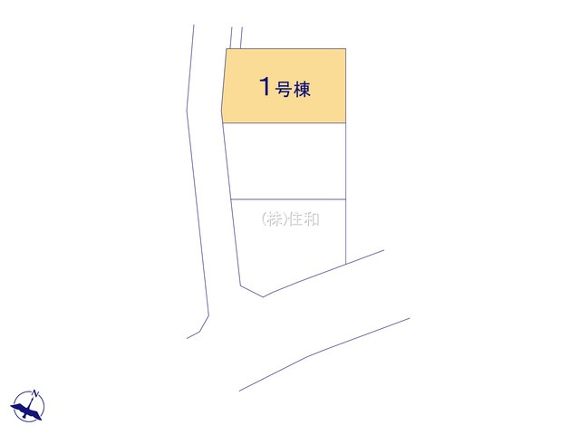 【新築分譲住宅】富士見市上沢11期の区画図
