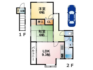 小沼邸の間取り