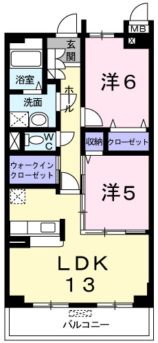 リシアンサス　ポピーの間取り