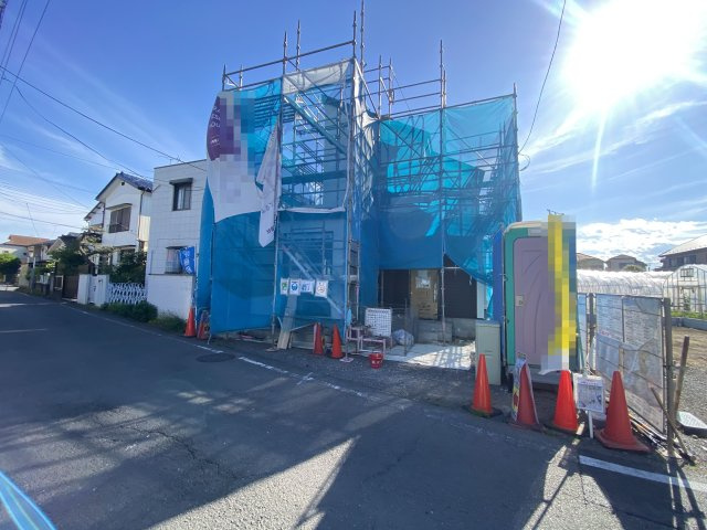 新築戸建て　東村山秋津町20期の前面道路含む現地写真