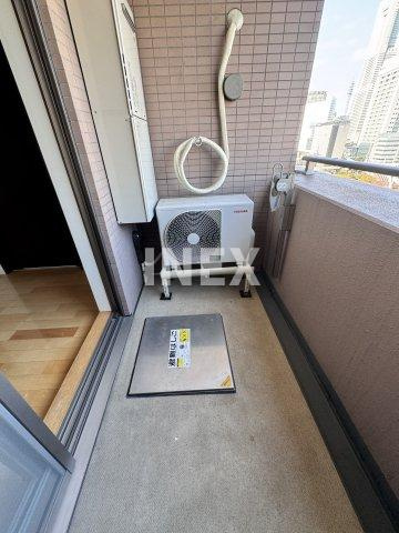 横浜市中区吉田町の賃貸マンションのバルコニー