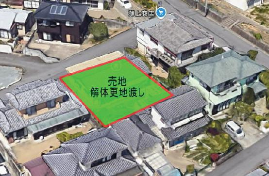 いわき市内郷宮町金坂　売地の周辺