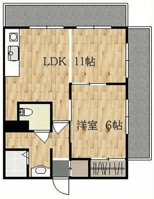 柏田第３ビルの間取り