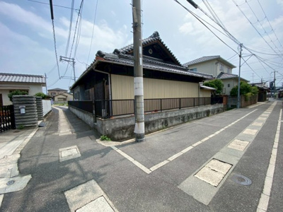 【前面道路含む現地写真】 | 【プレイワーク千原町1丁目】条東小・新築建売・土地35坪・4LDK | 前面道路含む現地写真です