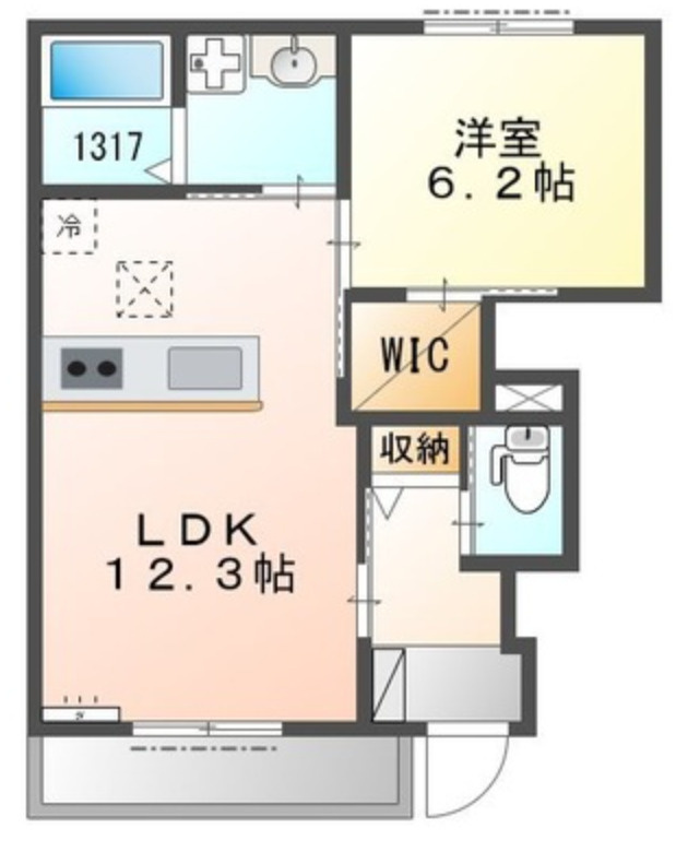 グレーシアの間取り