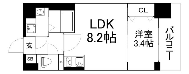 【間取り】 | ファーストフィオーレ玉造グレイス