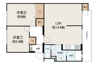 【間取り】 | 泉北茶山台第一次住宅11号棟