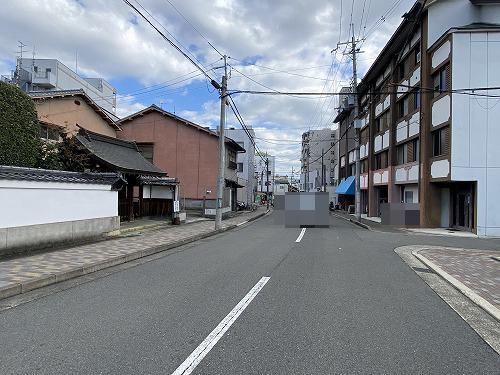 上京区柏清盛町 中古戸建の前面道路含む現地写真