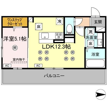 カトルカールⅡの間取り