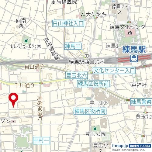【地図】 | ピアハイム練馬
